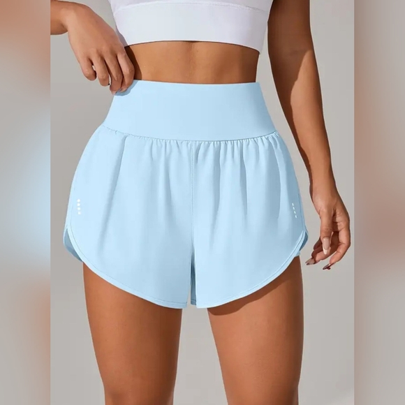 Light Blue Athletic Skort - Picture 2 of 7